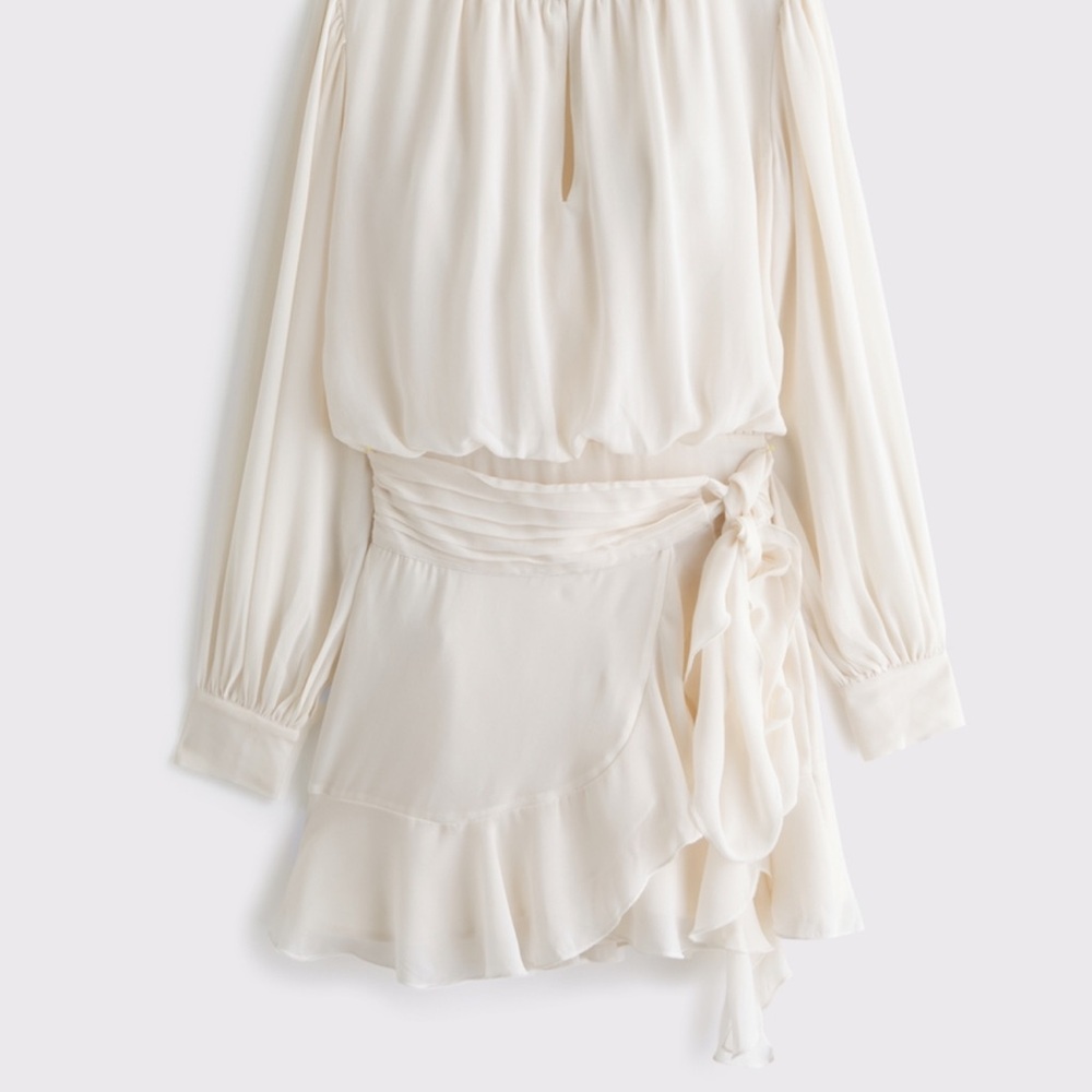 Abercrombie & Fitch Cream Mini Dress